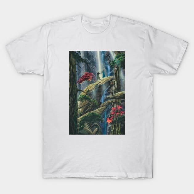 Beren and Luthien Plight Their Troth T-Shirt by Kip Rasmussen Tolkien Art